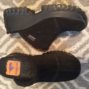 Womens 9 Black Rocket Dog Clogs